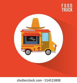 Colorful food truck design