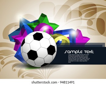 colorful football background. Vector illustration