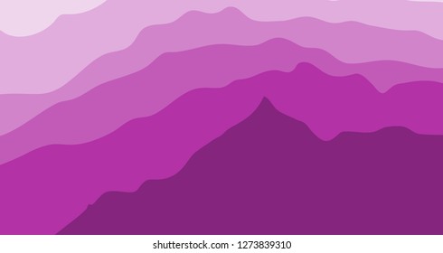 colorful forest scene  background design 