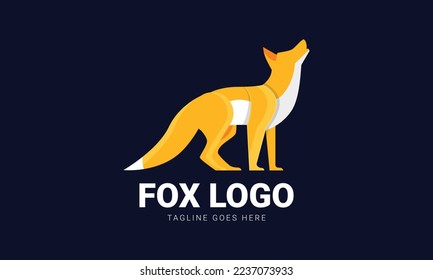 colorful fox logo illustration vector template  Orange Fox Logo Design  Usable For Business  Community  Foundation  Tech  Services Company 
