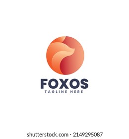 Colorful Fox Logo Template Design