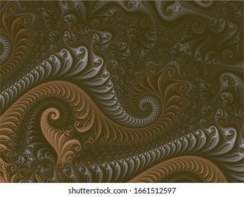 Colorful fractal background. Computer generated fractal. Vector stock. Eps 10.