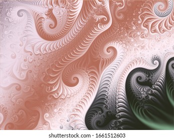 Colorful fractal background. Computer generated fractal. Vector stock. Eps 10.