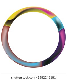 colorful frame art vector for photos, calligraphy, wall magazines,circle frame paintings.eps10