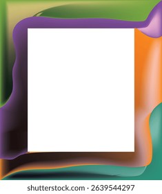 colorful frame art vector for photos, calligraphy, wall magazines, frame paintings.eps10
