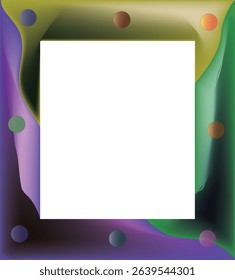 colorful frame art vector for photos, calligraphy, wall magazines, frame paintings.eps10
