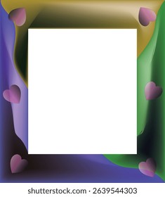 colorful frame art vector for photos, calligraphy, wall magazines, frame paintings.eps10
