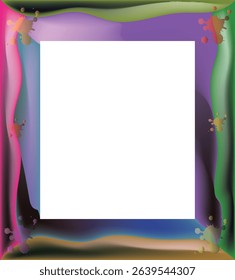 colorful frame art vector for photos, calligraphy, wall magazines, frame paintings.eps10
