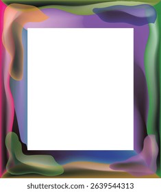 colorful frame art vector for photos, calligraphy, wall magazines, frame paintings.eps10
