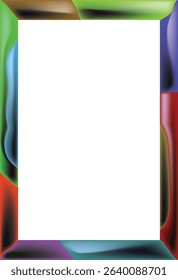 colorful frame art vector for photos, calligraphy, wall magazines, frame paintings.eps10