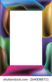 colorful frame art vector for photos, calligraphy, wall magazines, frame paintings.eps10