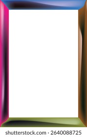 colorful frame art vector for photos, calligraphy, wall magazines, frame paintings.eps10