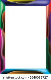 colorful frame art vector for photos, calligraphy, wall magazines, frame paintings.eps10