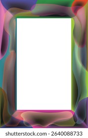 colorful frame art vector for photos, calligraphy, wall magazines, frame paintings.eps10