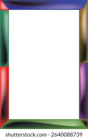 colorful frame art vector for photos, calligraphy, wall magazines, frame paintings.eps10