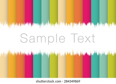 Colorful frame background