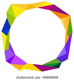 Colorful frame blank background Design Concept