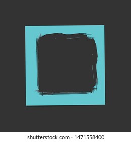 Colorful frame collection with torn edges style 
