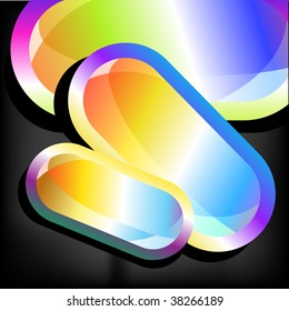 colorful frame for text