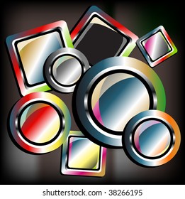 colorful frame for text