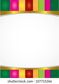 Colorful frame for text,Vector