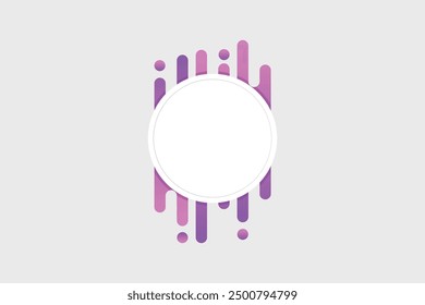 Colorful frames in gradient style design editable background