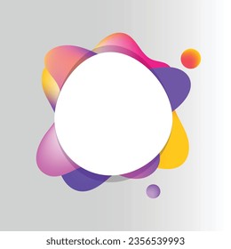 Colorful frames in gradient style editable free vector