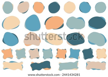 Colorful framesets such as blue and orange with simple fluid