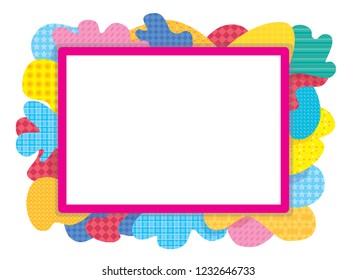 colorful free form object