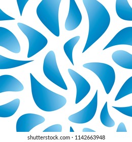 Colorful free form pattern. Vector image.