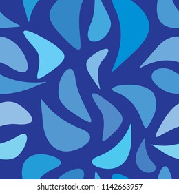 Colorful free form pattern. Vector image.
