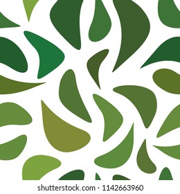 Colorful free form pattern. Vector image.