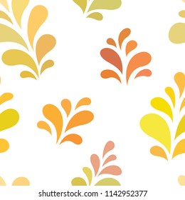 Colorful free form pattern. Vector image.