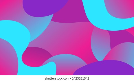 colorful free form shapes gradient, simple blob geometry wave flat lay, future geometric wavy colors modern, free form fluid fashionable, poly art trendy, minimal gradients disco light sparkle colors