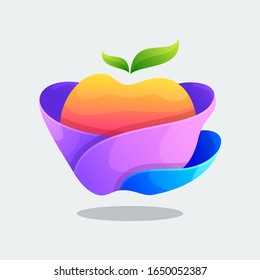COLORFUL FRESH APPLE VECTOR DESIGN