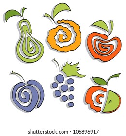 Colorful fruit