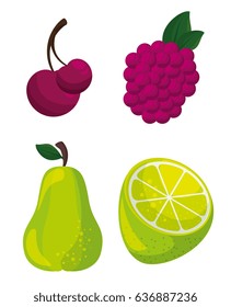 Colorful fruit design