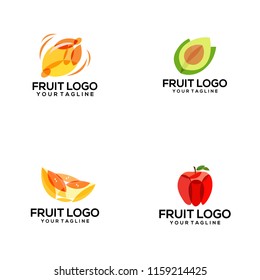 Colorful Fruit Logo Design