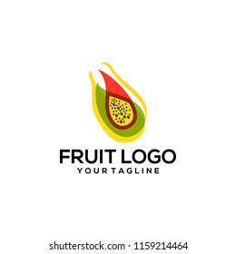 Colorful Fruit Logo Design