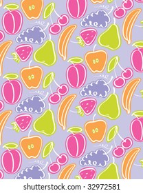 colorful fruit pattern