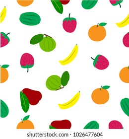 Colorful fruits background.