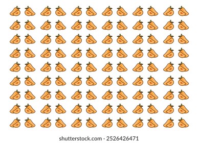 Fundo de vetor de padrão colorido de frutas