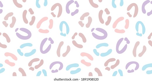 Colorful fun cheetah print background, seamless animal pattern, leopard print, girly background.