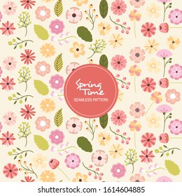 Colorful and Fun Nature Seamless Background