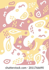Colorful funny background for postcards, kids products and other
