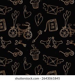 Icône de gribouillage enfants amusants colorés motif harmonieux. Symbole mignon de dessin d'enfant heureux impression de fond d'écran, concept d'éducation diversifiée arrière-plan illustration texture.
