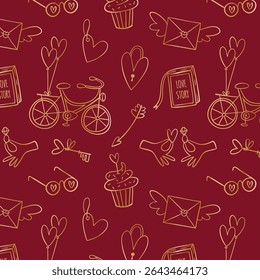 Icône de gribouillage enfants amusants colorés motif harmonieux. Symbole mignon de dessin d'enfant heureux impression de fond d'écran, concept d'éducation diversifiée arrière-plan illustration texture.
