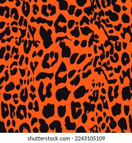 Colorful Furry Animal skin leopard cheetah vector elegant shape vector hand drawn jungle abstract animal skin with 3 colors and monochrome set animal texture suitable for printing on fabric wallpaper