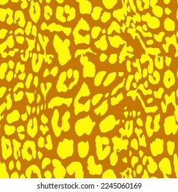 Colorful Furry Animal skin leopard cheetah vector elegant shape vector hand drawn jungle abstract animal skin with 3 colors and monochrome set animal texture suitable for printing on fabric wallpaper