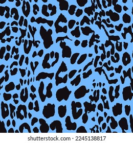Colorful Furry Animal skin leopard cheetah vector elegant shape vector hand drawn jungle abstract animal skin with 3 colors and monochrome set animal texture suitable for printing on fabric wallpaper